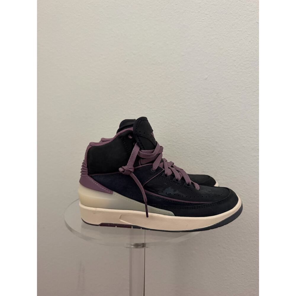 New women’s Nike Jordan 2 retro mauve noir sneakers sz 6.5 - Picture 5 of 9
